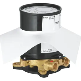 Grohe Rohbauset Grundkörper DN 15 Schwarz/Weiß