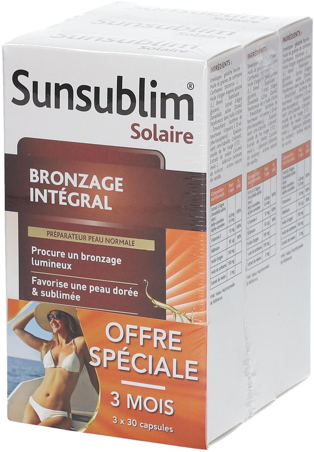Nutreov Physcience Sunsublim® Bronzage Intégral 90 pc(s) capsule(s)