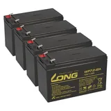 KungLong USV Akkusatz kompatibel ZINTO D 1440 AGM Blei Notstrom Batterie