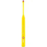 Curaprox Einbüschelzahnbürste - Präzise Zahnfleischreinigung/Schonende Pflege für Zahnspangen und Implantate/Weiche Borsten, Einzelpackung/Gelb/Designed in der Schweiz