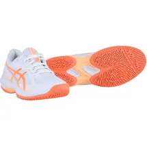 Asics Hallen-Indoorschuhe Court Hunter FF (Beweglichkeit) weiss/koralle Damen