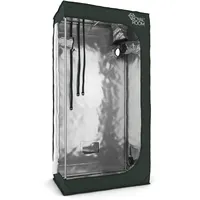 RoyalRoom® - Growzelt 80x40x160 cm - Indoor Gewächshaus - Starker Bezug, Waschbar, Lichtdicht - Rohrstärke 19 mm, Robuster Reißverschluss - Growbox, Grow Tent, Grow Zelt, Grow Box, Pflanzzelt C80SH