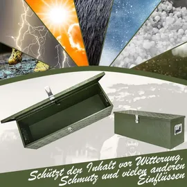 Trucky Alubox Aluminium D100 Grün abschließbar