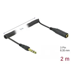 Delock Audioverlängerungskabel - Stereo-Stecker männlich zu Stereo-Stecker weibl
