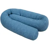 roba Bettschlange Blau, Textil, Füllung: Polyester, 170x12 cm, Gots, Schlafen, Babybett-Ausstattung, Babynestchen, Bettschlange