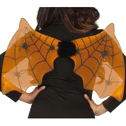Fledermaus Spinnennetz Flügel orange - OS