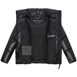 Marikoo Damen Winter Steppjacke gesteppt Anorak Puffer Jacket Winterjacke hochschließender Kragen & Reißverschluss Hazalee