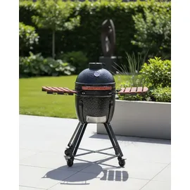 Beliani KAMADO Keramik schwarz