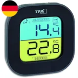 TFA Dostmann FUN Thermometer Mit Aussensensor Funk, Innen/Aussen, Digital, Tende