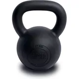 SUPRFIT - Econ Professional Kettlebell 20Kg - Pulverbeschichtete Kugelhantel aus massivem Gusseisen für Fitness, Crossfit & Krafttraining - Schwarze Kettlebells Hantel für Homegym und Fitnessstudios
