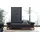 W.Schillig Couch Leder 3-Sitzer Grau