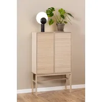 Actona GROUP Linley Anrichte, Vitrinenschrank,«, Eichenfurnier geölt, 2 Türen,