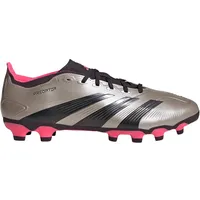 adidas Predator League MG Platinum Metallic / Aurora Black / Turbo 42 2/3