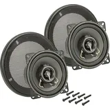 tomzz Audio 4000-005-1 TA10.0-Pro Lautsprecher Einbauset DIN 100 2-Wege Koax System mit Gitter 40 Watt RMS Polypropylen