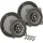 tomzz Audio 4000-005-1 TA10.0-Pro Lautsprecher Einbauset DIN 100 2-Wege Koax System mit Gitter 40 Watt RMS Polypropylen