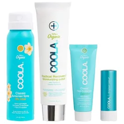 Coola Travel Kit 4-Piece Gesichtspflegesets