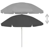 vidaXL Strandschirm Ø 240 cm anthrazit