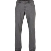 URBAN CLASSICS Open Edge Loose Fit Jeans Mid Grey