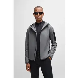 BOSS für Herren. 50514329 Kuschelige Jacke grau (L), Lässig, Sportlich, Synthetisch, Multisport