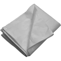 vidaXL Abdeckplane 260 g/m2 6x6 m Grau HDPE