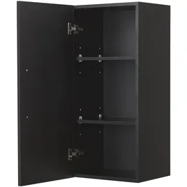 Beliani BAD Hängeschrank Schwarz
