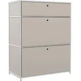 Viasit System4 Schubladenschrank 77,9 x 40,4 x 99,35 cm taupe