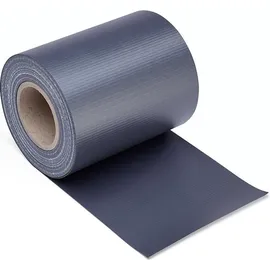 Estexo Zaunblende 35 m 19 cm grau PVC