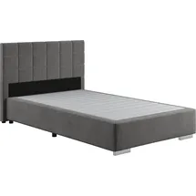 Cotta Boxspringbett »Simba«, Topseller! wahlweise mit oder ohne Matratze und Topper bestellbar, grau