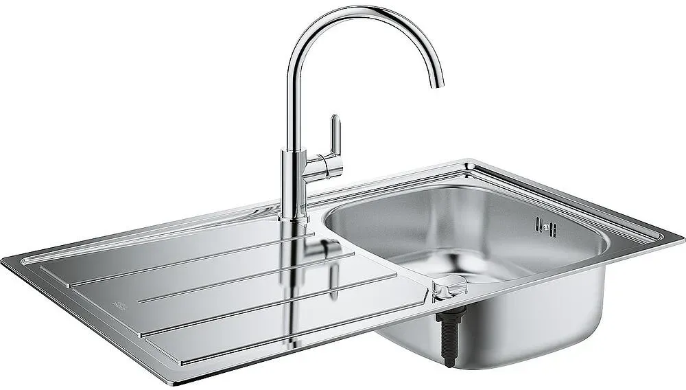 Spülen-Set Bau Edge (Ausführung: Spülen Bundle Set Grohe K200 + BauEdge)