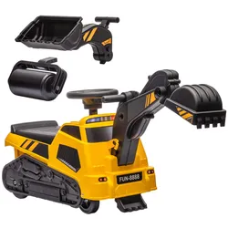 HOMCOM Sitzbagger Kunststoff, Metall