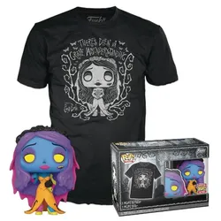 Funko - POP! - POP!&Tee Corpse Bride - POP! Emily (Black Light) + Tee Größe L