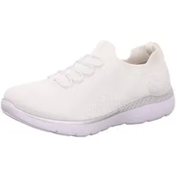 Rieker  Damenschuhe Slipper M5074-80  - Importiert, Weiß  in Weiss, 37