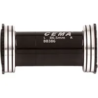 Cema Bb386 Stainless Steel Sram Dub Lagerschalen - Black - 86.5 mm
