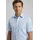 Olymp Herren, Kurzarmhemd blau, comfort fit, blau, NOS