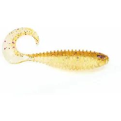 Gummiköder - Curly Bait - 7.6cm - 109 Gold Shiner orange|beige NO SIZE