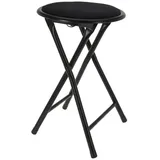Mojawo Klapphocker 30cm Schwarz