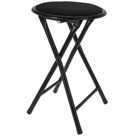 Mojawo Klapphocker 30cm Schwarz