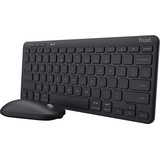 Trust Tastatur Maus enthalten RF Wireless QWERTY Englisch Schwarz