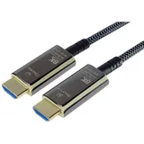 PremiumCord Ultra High Speed HDMI 2.1 Glasfaserkabel 8K/60Hz, vergoldet 25m