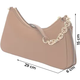 Michael Kors Nolita Medium Schultertasche Leder Brown