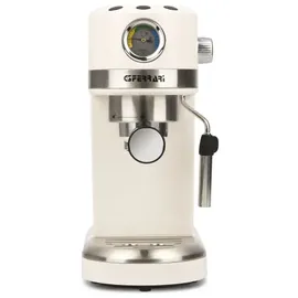G3 Ferrari Amarcord Automatische Espressomaschine beige mit Milchaufschäumer