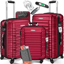 Kesser Koffer-Set 3-tlg. rot/abs