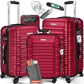 Kesser Koffer-Set 3-tlg. rot/abs