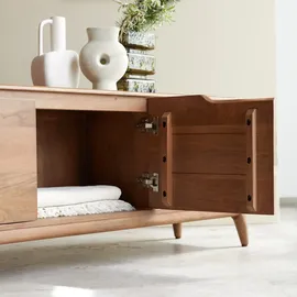 Tikamoon TV-Schrank Gabrielle 140 cm braun