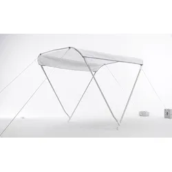 Bimini Sonnensegel 2 Streben Aluminium - blau