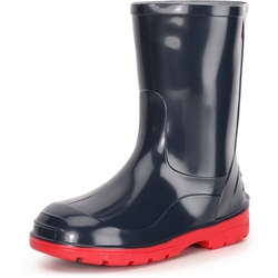 Ladeheid Kinder Gummistiefel Regenstiefel LA-939 Gummistiefel blau|rot 25