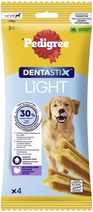 PEDIGREE DENTASTIX LIGHT für große Hunde - 10 x 4 Stück - Hunde Zahnpflege-Snack