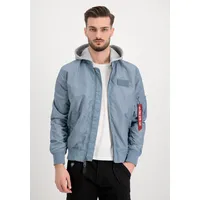 Alpha Industries Ma-1 TT Hood Light grau/blau S