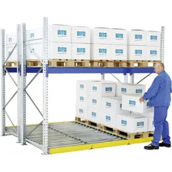 Bito Rollenbahnsegmente Tuning B 2500 mm Rollenteilung 144 mm, Euro-längs montiert