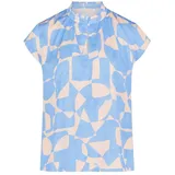 Betty & Co Bluse beige/blau 42